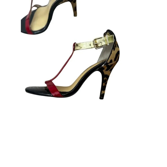 Gianni Bini Women's Multicolor T-Strap Stiletto Sandals Formal - Picture 6 of 10
